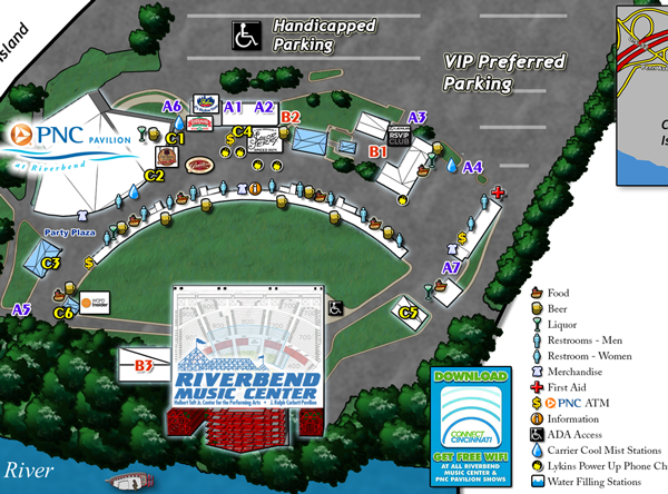 Riverbend Music Center Virtual Seating Chart