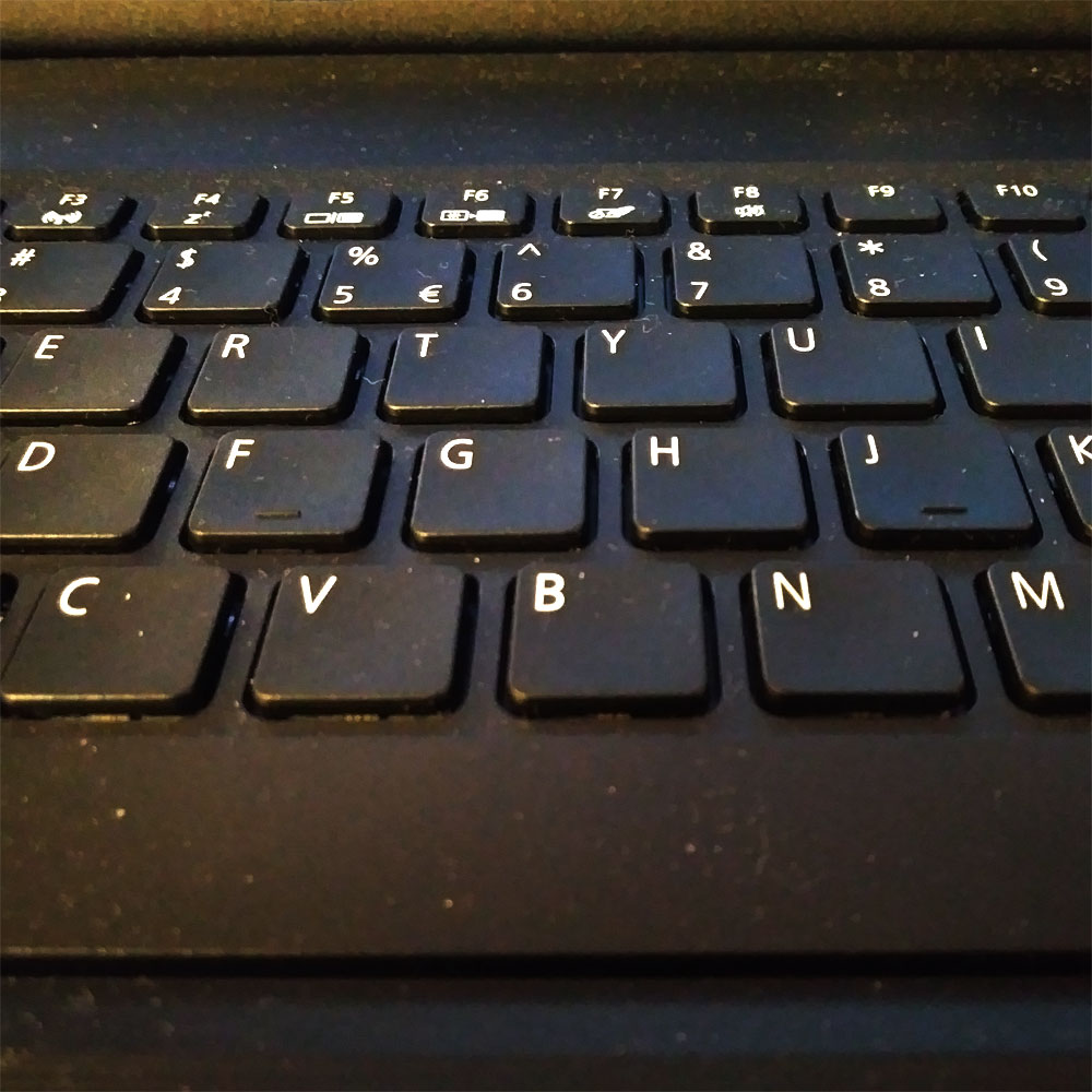 Laptop computer keyboard